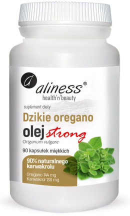 Dzikie oregano olej STRONG 100% naturalny x 90 kapsułek miękkich
