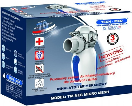 Inhalator membranowy TM-NEB MICRO MESH TECH-MED Inhalator membranowy TM-NEB MICRO MESH TECH-MED