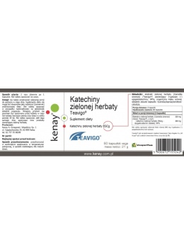 Katechiny zielonej herbaty Teavigo® 60 kaps.