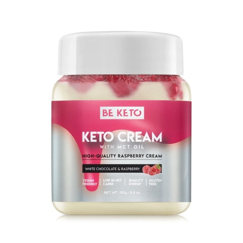 Keto Krem™ Biała Czekolada & Malina Keto Krem™ Biała Czekolada & Malina