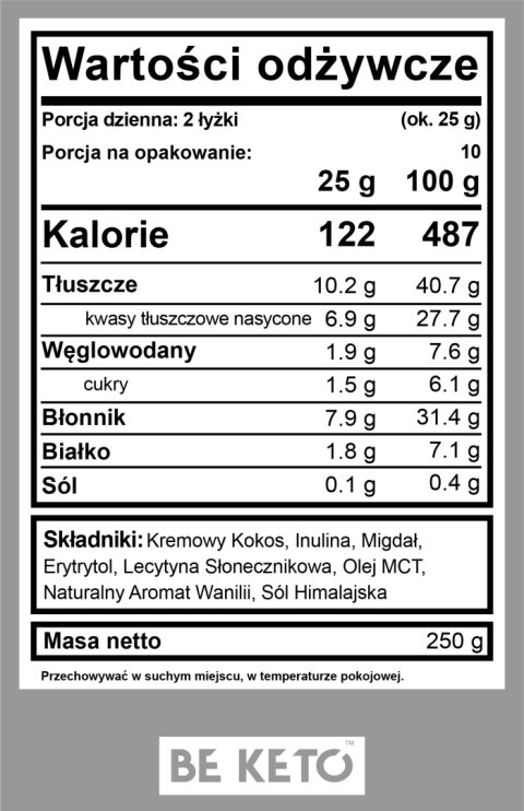 Keto Krem™ Migdał & Wanilia Keto Krem™ Migdał & Wanilia