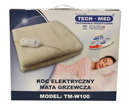Koc elektryczny mata ogrzewająca TM-W100 TECH-MED Koc elektryczny mata ogrzewająca TM-W100 TECH-MED