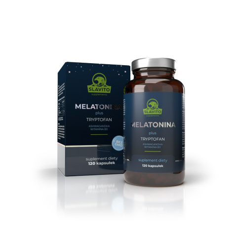 Melatonina plus Tryptofan 120 kapsułek Melatonina plus Tryptofan 120 kapsułek
