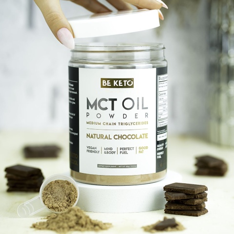 Olej MCT w proszku – Naturalna Czekolada Olej MCT w proszku – Naturalna Czekolada