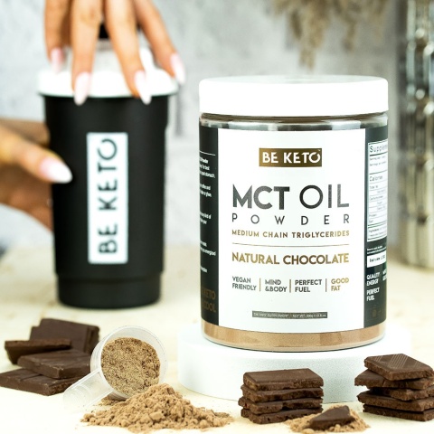 Olej MCT w proszku – Naturalna Czekolada Olej MCT w proszku – Naturalna Czekolada