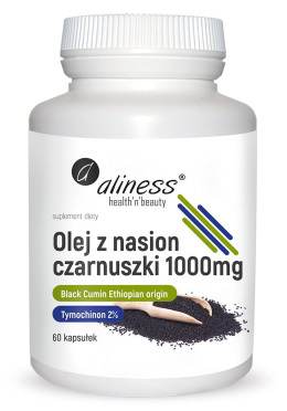 Olej z nasion czarnuszki 2% 1000 mg x 60 caps