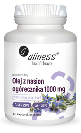 Olej z nasion ogórecznika 20%/35% 1000 mg x 60 caps