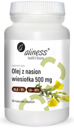 Olej z nasion wiesiołka 9%/85% 500 mg x 90 caps