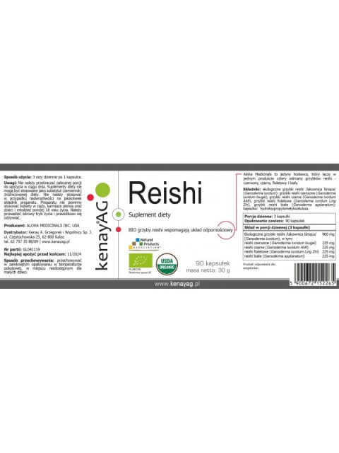 REISHI BIO (90 KAPSUŁEK)