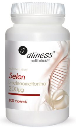 Selen L-selenometionina 200µg 100 tabletek