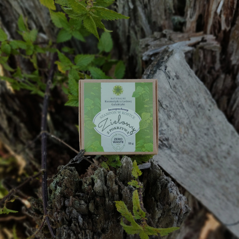 Szampon w Kostce – Zielony z Pokrzywą bezzapachowy dla alergików