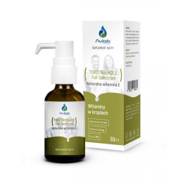 Tokotrienole Full Spectrum Naturalna Witamina E Krople 30 ml Avitale Aliness
