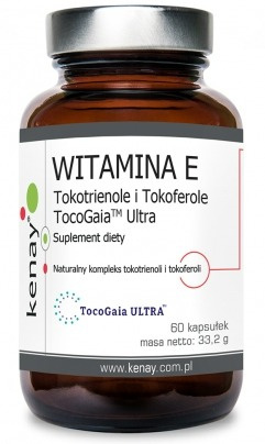 WITAMINA E Tokotrienole i Tokoferole TocoGaia™ Ultra