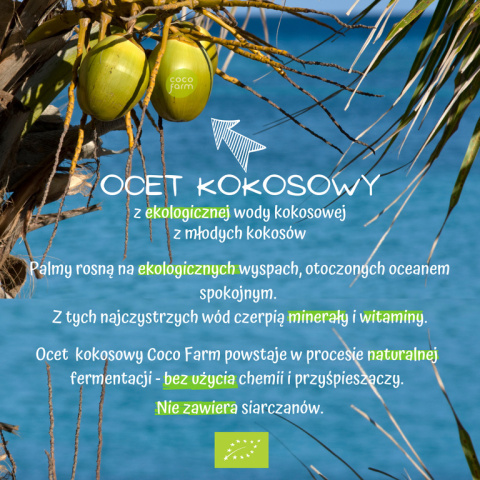 Ocet kokosowy 100% BIO
