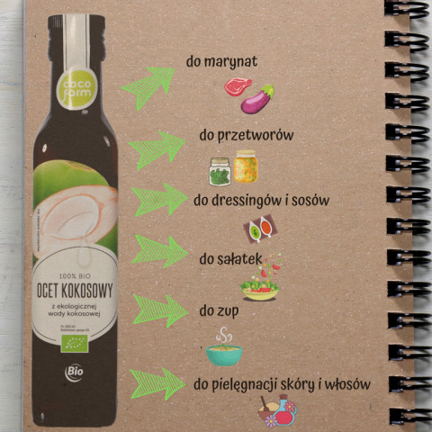 Ocet kokosowy 100% BIO