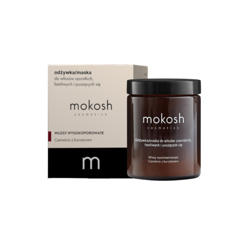 Odżywka/maska do włosów szorstkich, łamliwych i puszących się "Czereśnia z bursztynem" 180ml Odżywka/maska do włosów szorstkich, łamliwych i puszących się "Czereśnia z bursztynem" 180ml