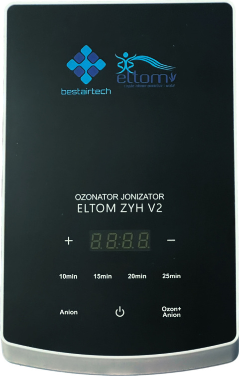 Ozonator ELTOM ZYH V2 (ZY-H103 V2) z jonizatorem Ozonator ELTOM ZYH V2 (ZY-H103 V2) z jonizatorem