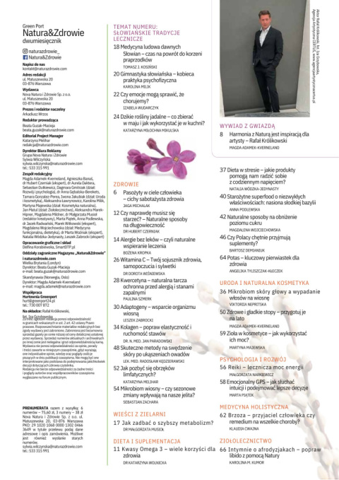 Czasopismo Natura i Zdrowie Maj-Czerwiec 2025