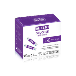 GluKeto Meter – Testy Paskowe Glukoza 50szt.
