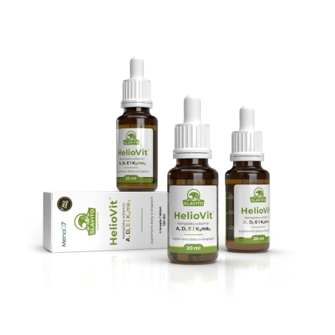 HelioVit kompleks witamin A, D, E i K2mk7 - 20 ml