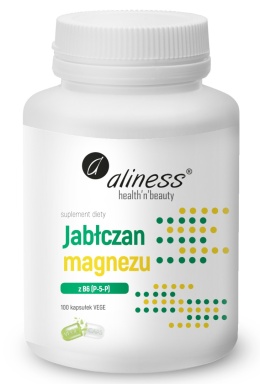 Jabłczan magnezu 100 mg z B6 P-5P 100 kapsułek VEGE