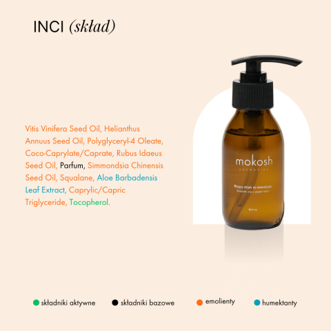 Myjący olejek do demakijażu "Malina" 90ml