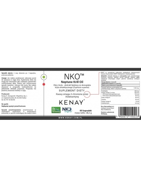 Olej z kryla NKO™ (60 kapsułek)