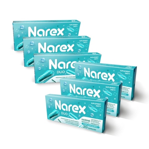 Probiotyk Narine • Narex Duo • Zestaw miesięczny