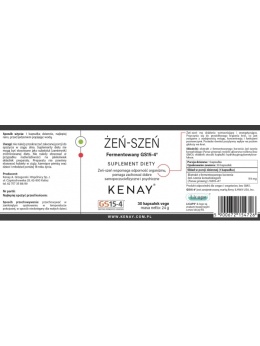 Żeńszeń fermentowany GS15-4® 30 kaps.